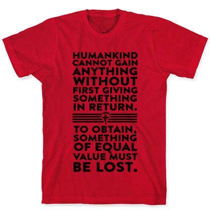 The First Law of Alchemy T-Shirt