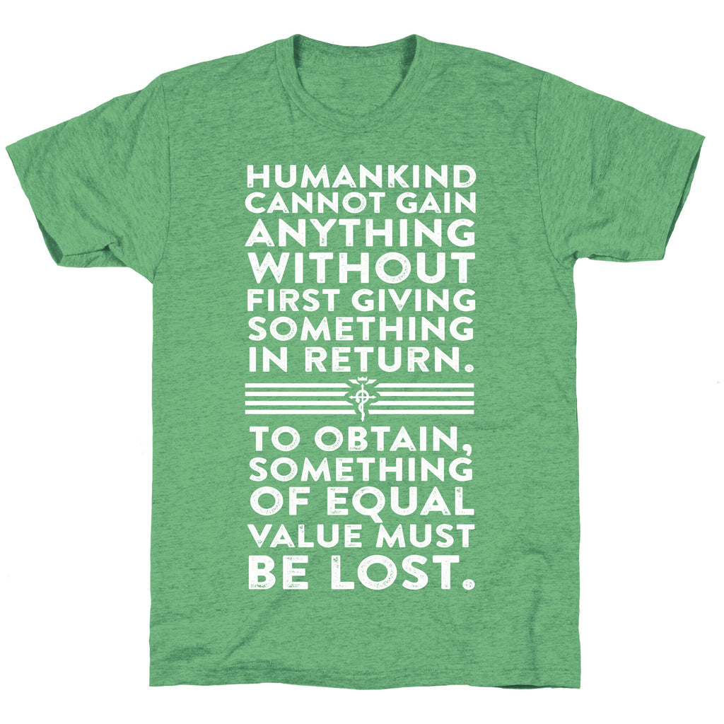 The First Law of Alchemy Unisex Triblend Tee