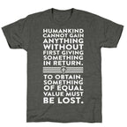 The First Law of Alchemy Unisex Triblend Tee