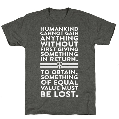 The First Law of Alchemy Unisex Triblend Tee