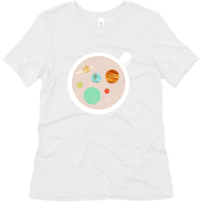 Coffee & Space Planets Women's Triblend Tee