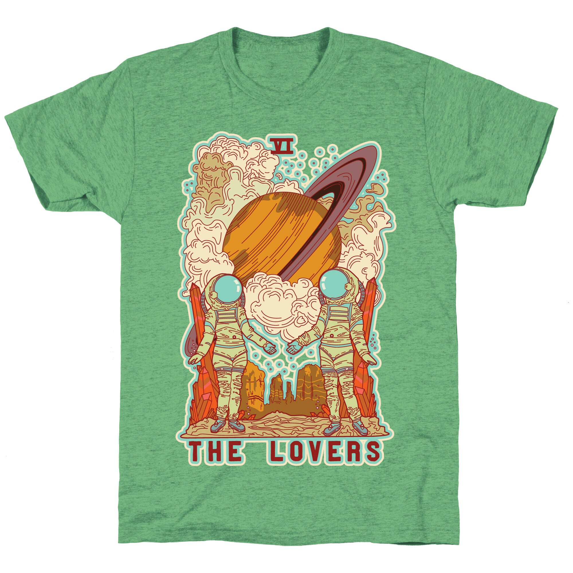 The Lovers in Space Unisex Triblend Tee