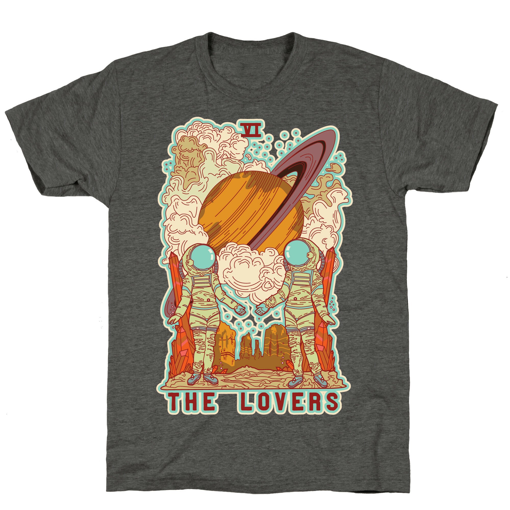 The Lovers in Space Unisex Triblend Tee