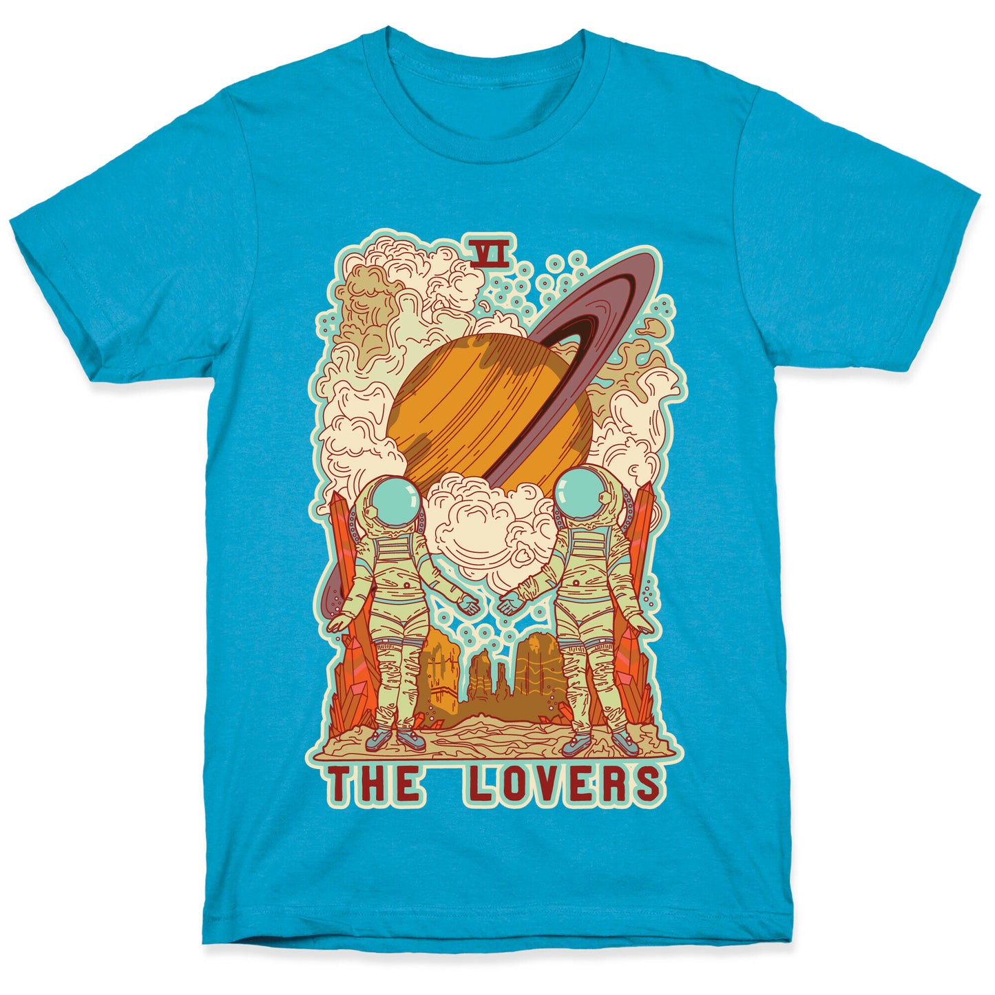 The Lovers in Space Unisex Triblend Tee