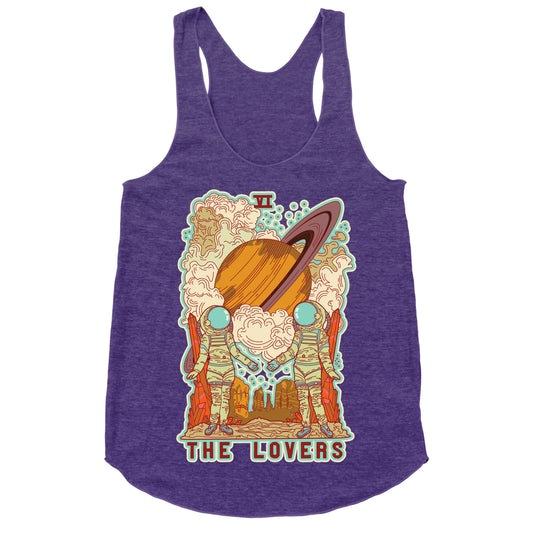 The Lovers in Space Racerback Tank