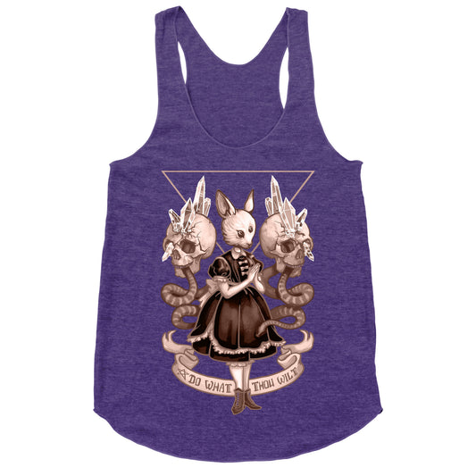 Do What Thou Wilt Racerback Tank