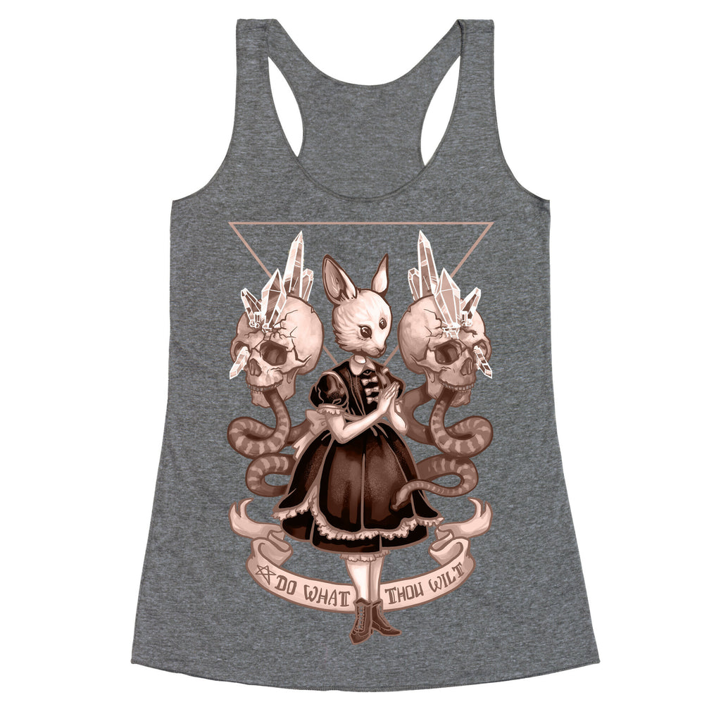 Do What Thou Wilt Racerback Tank