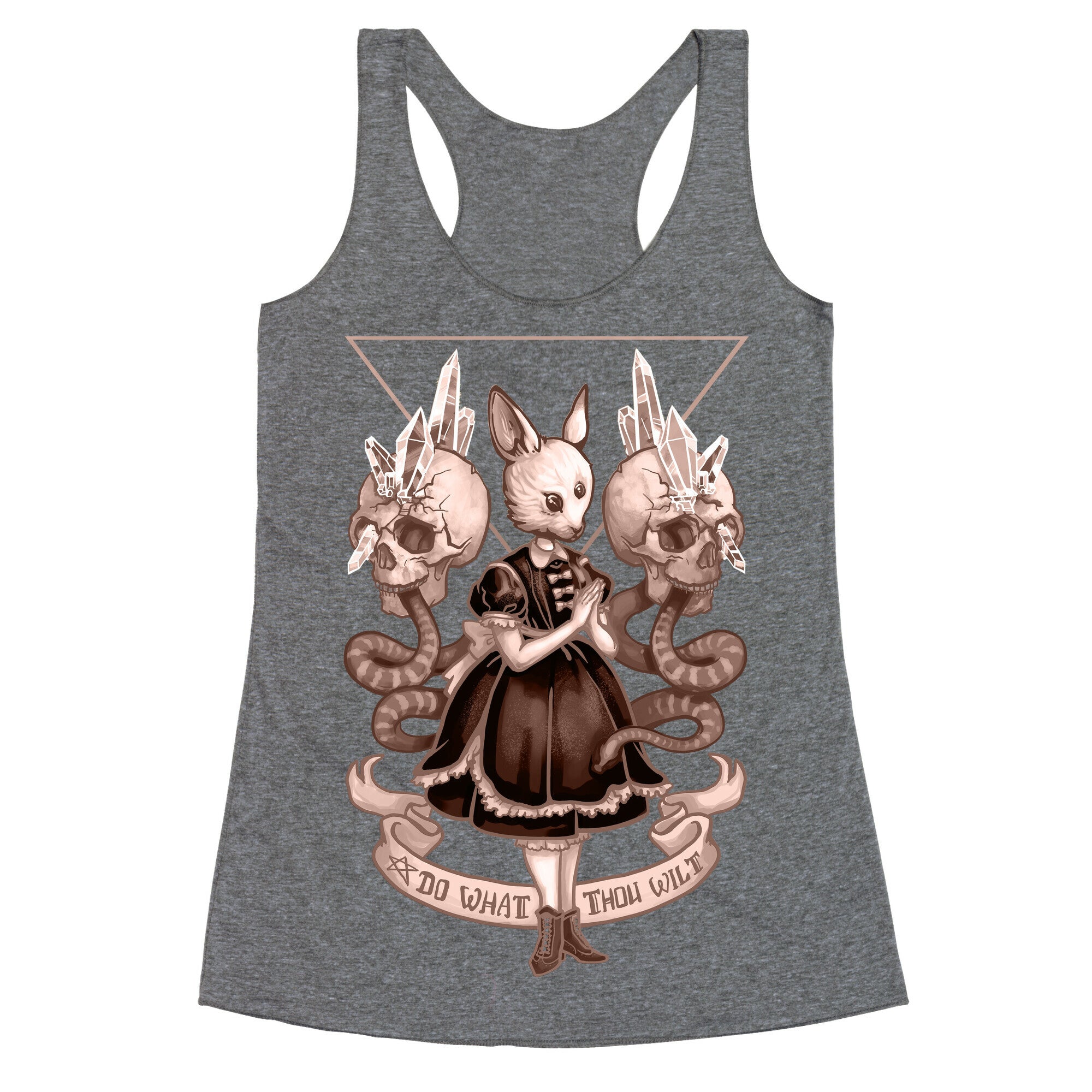 Do What Thou Wilt Racerback Tank