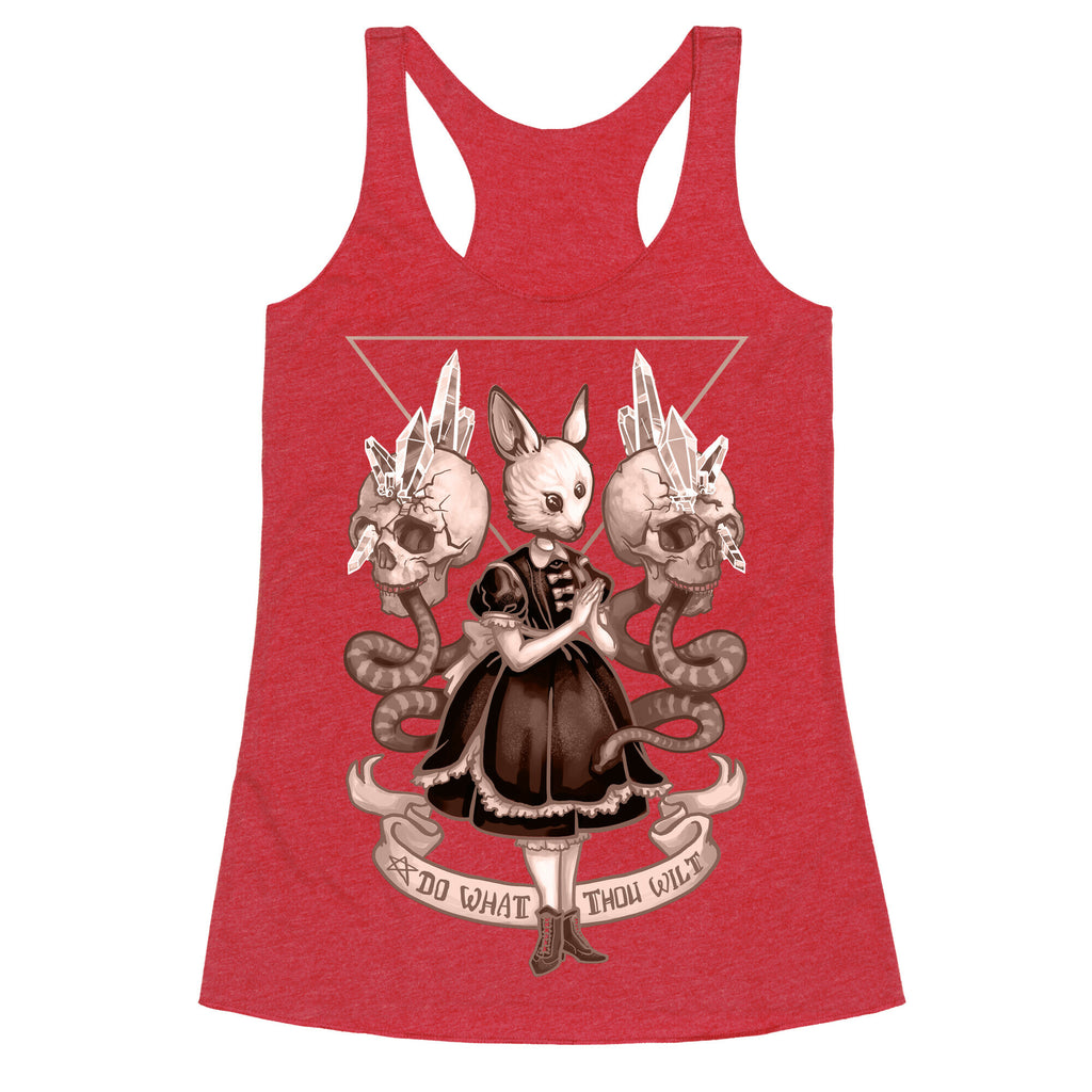 Do What Thou Wilt Racerback Tank