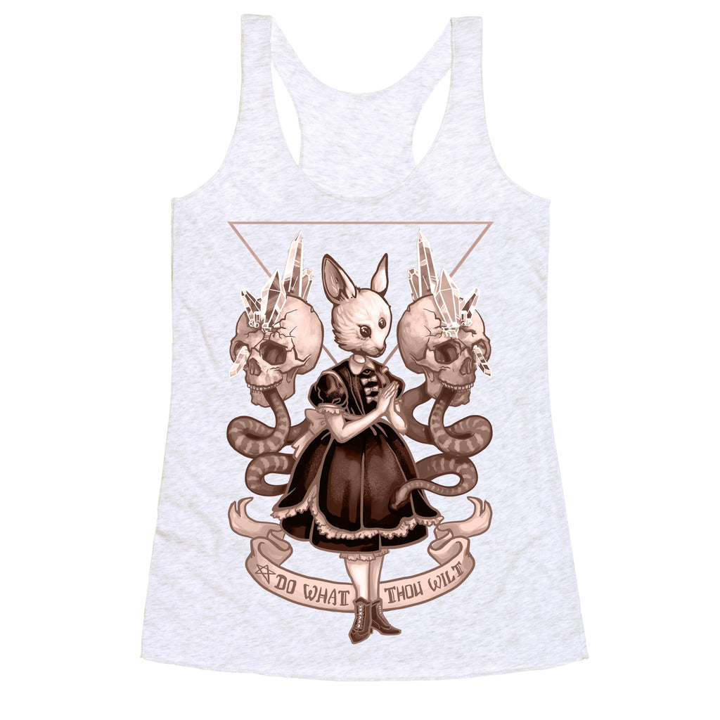 Do What Thou Wilt Racerback Tank