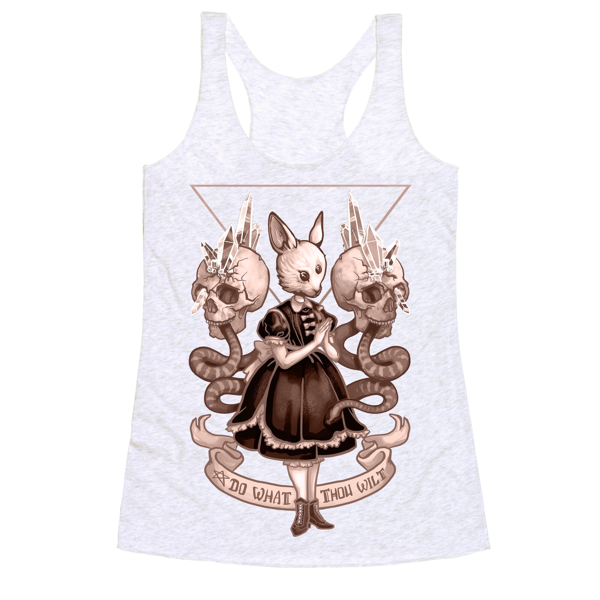 Do What Thou Wilt Racerback Tank