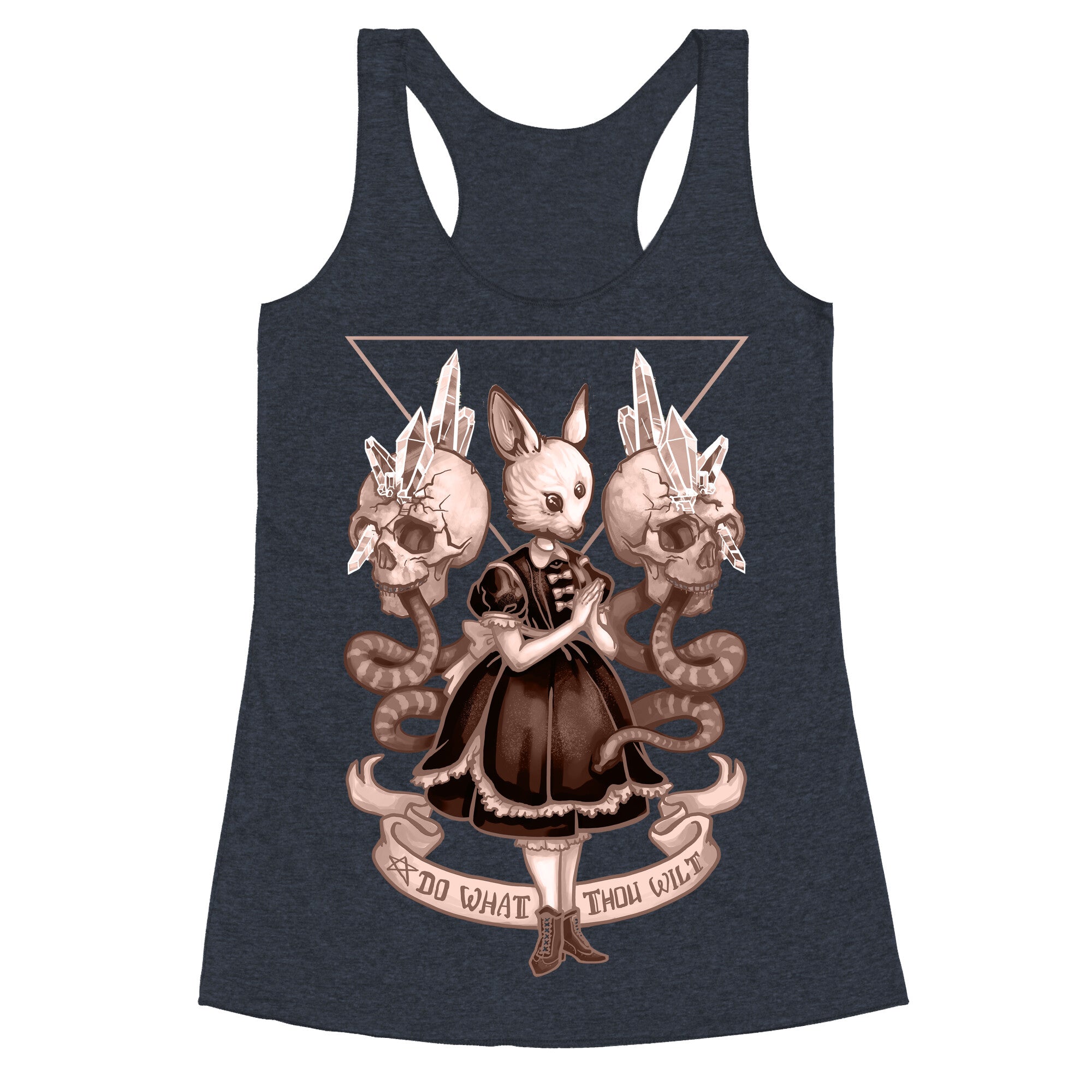 Do What Thou Wilt Racerback Tank