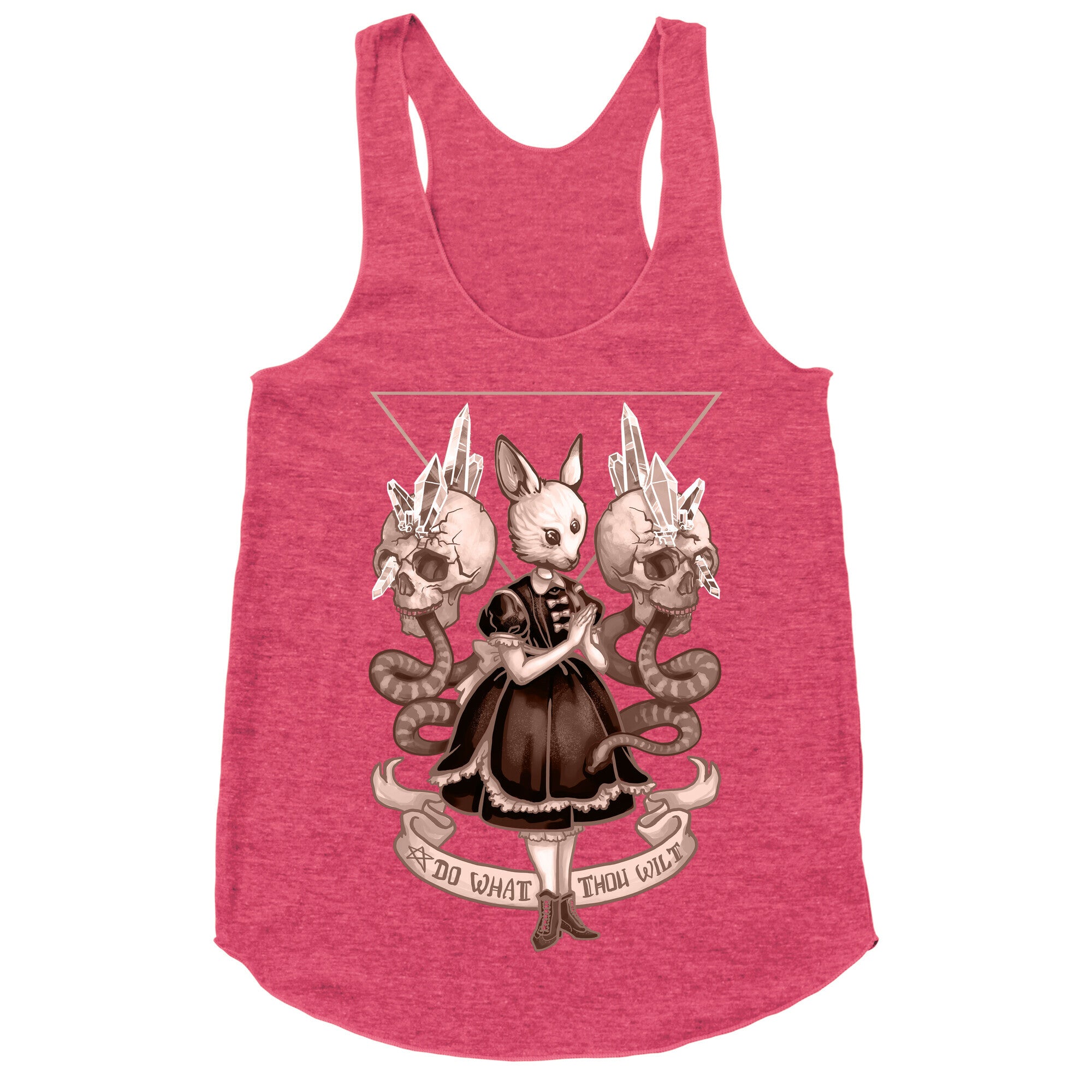 Do What Thou Wilt Racerback Tank
