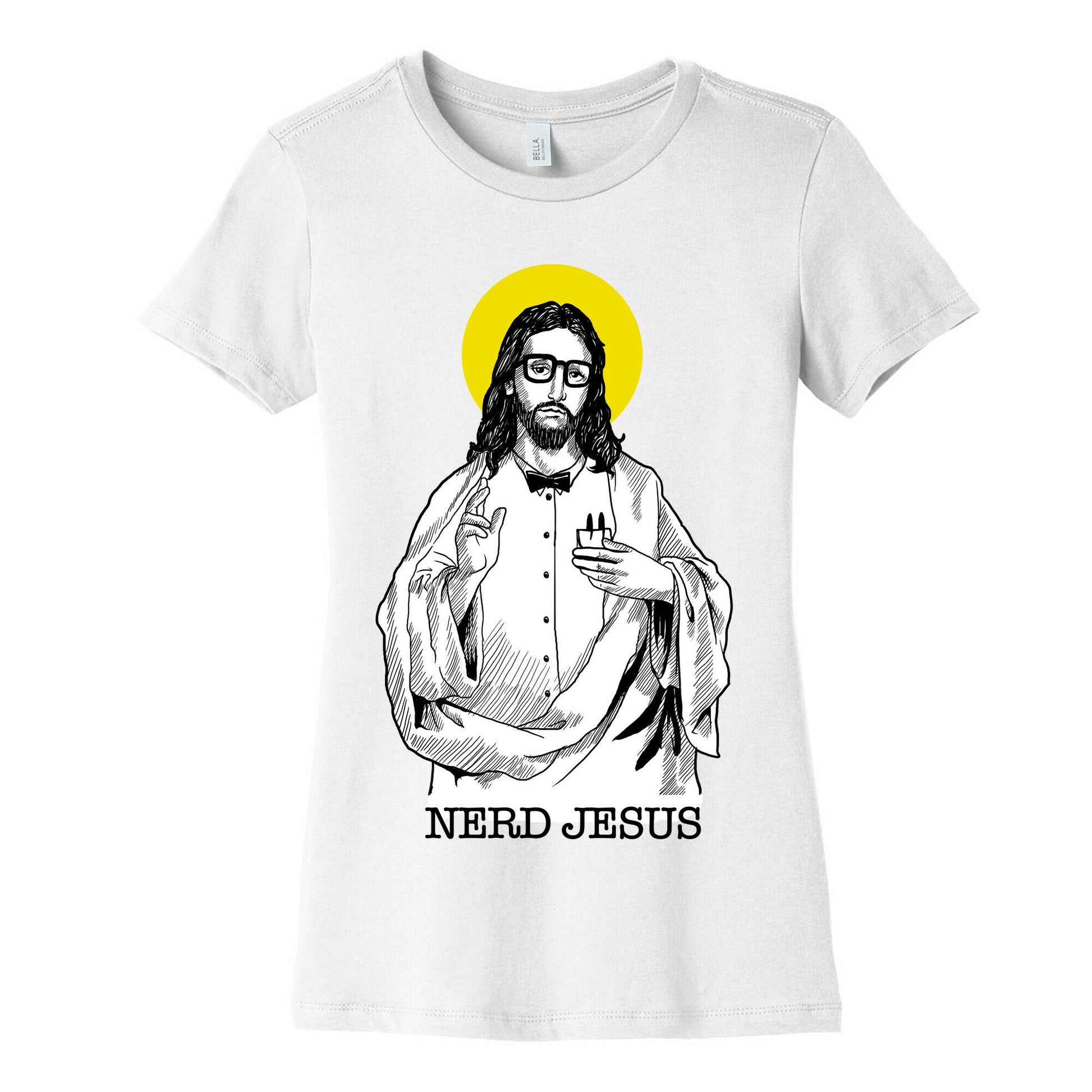 Nerd Jesus Women's Cotton Tee