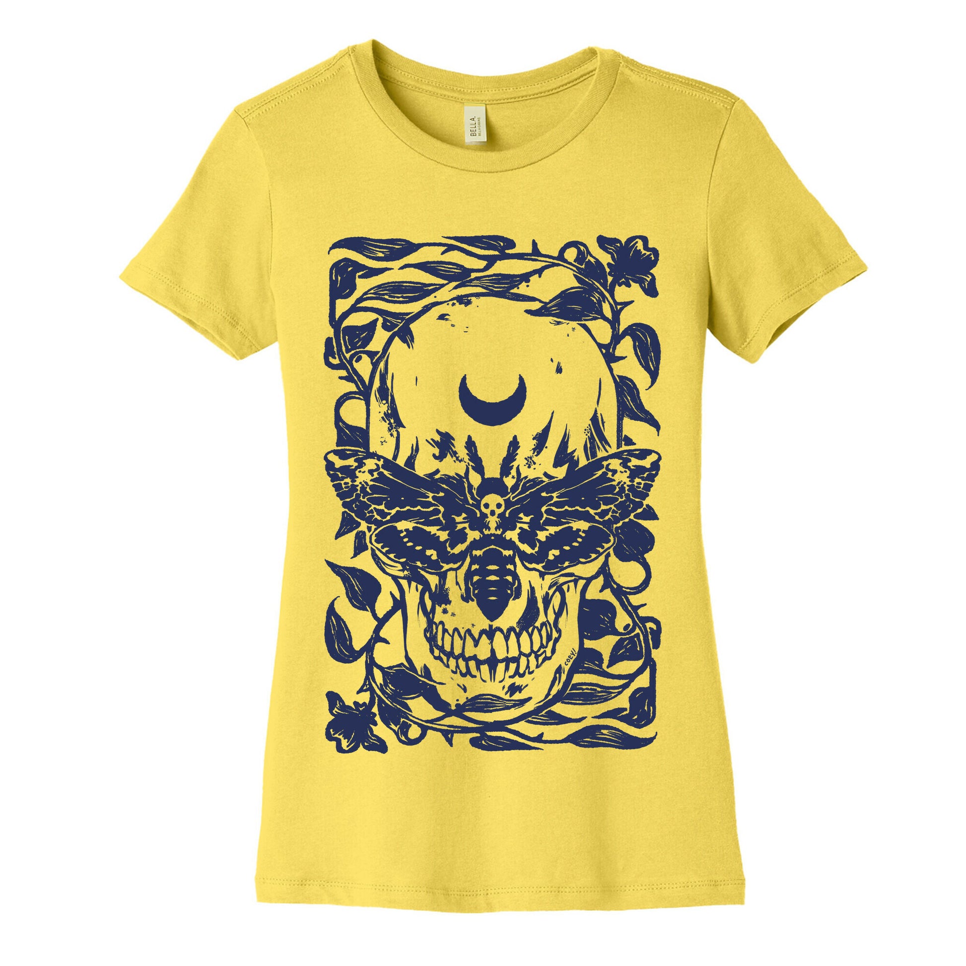 Skull Moth Women's Cotton Tee