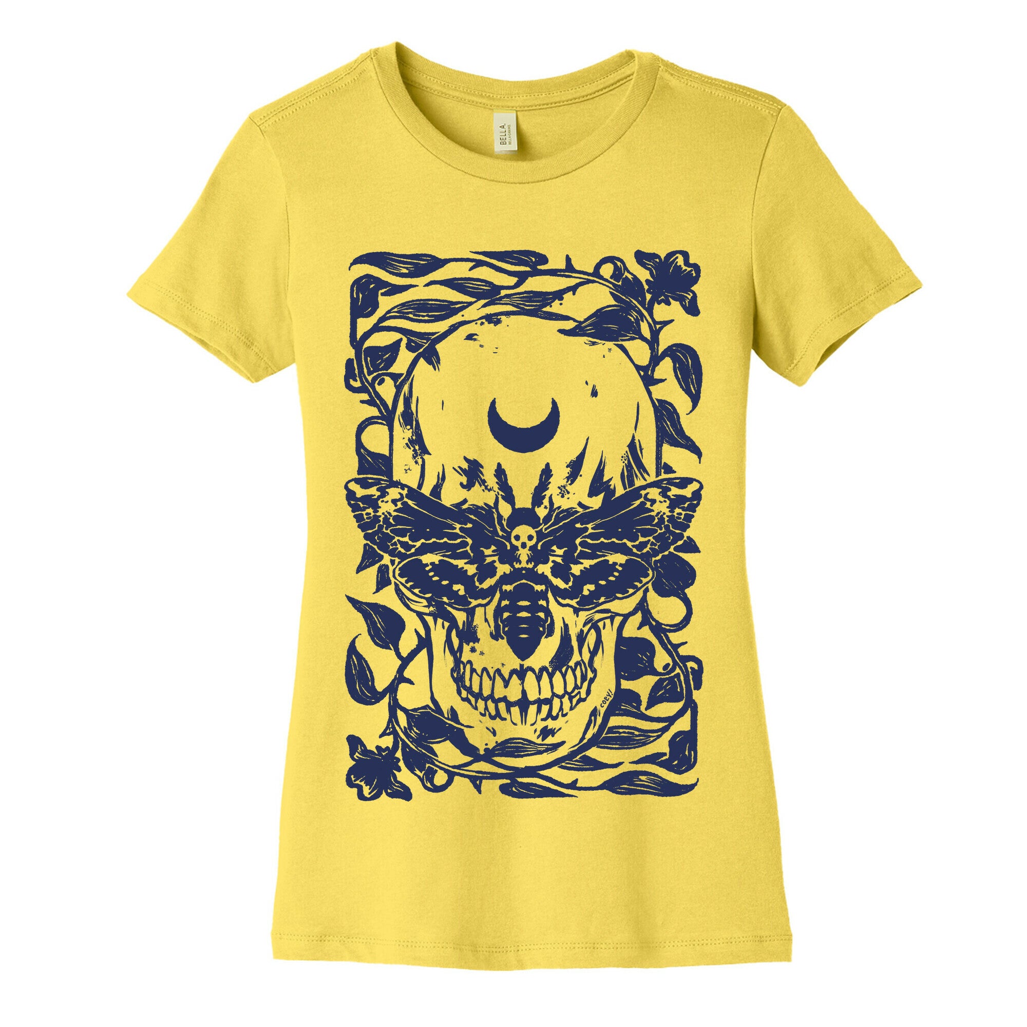 Skull Moth Women's Cotton Tee
