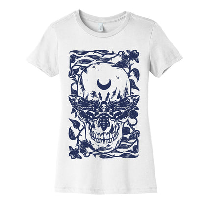 Skull Moth Women's Cotton Tee