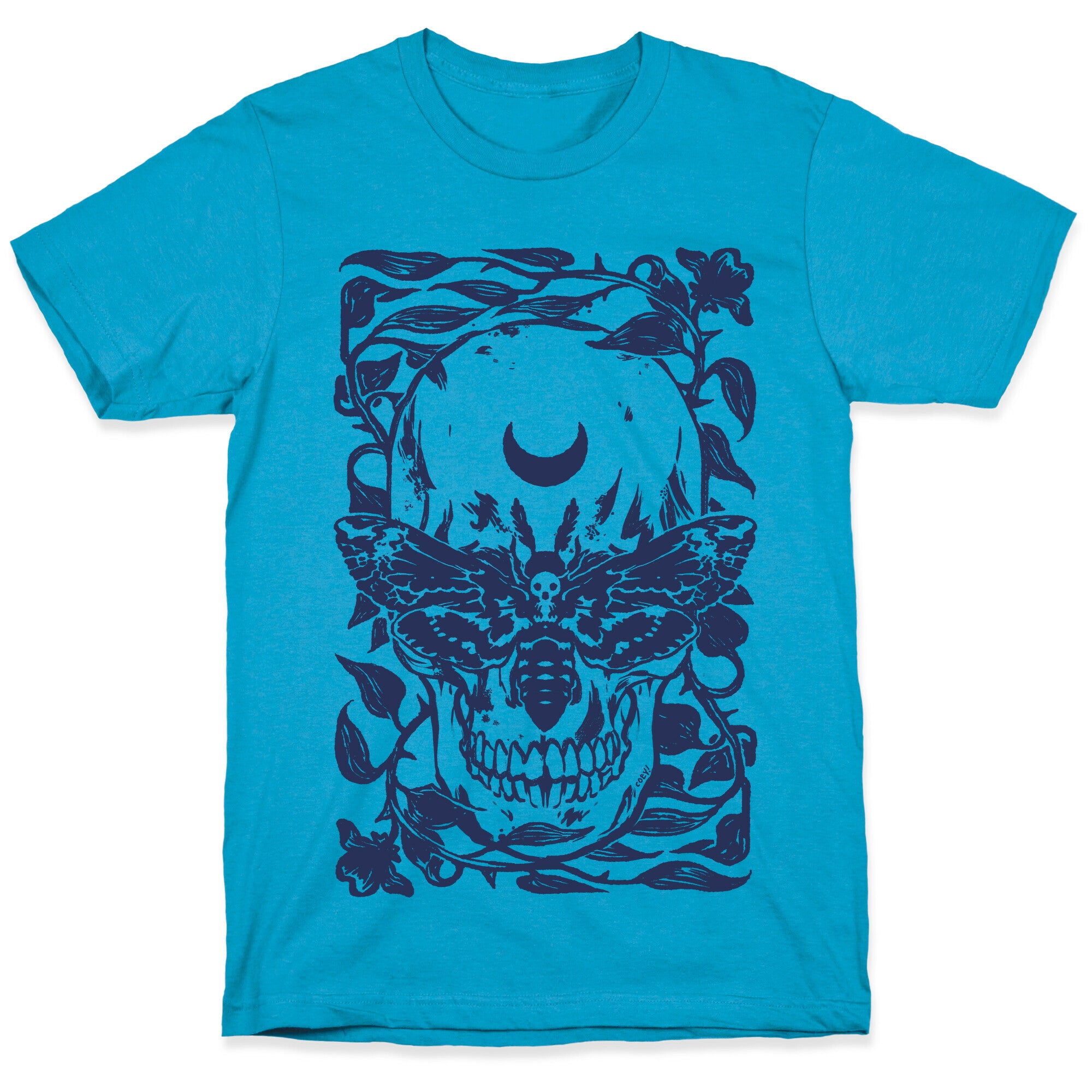 Skull Moth Unisex Triblend Tee