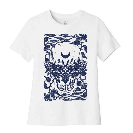 Skull Moth Women's Cotton Tee