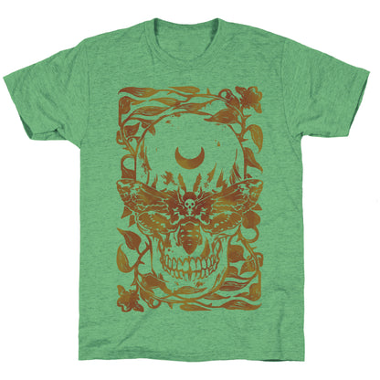 Skull Moth Unisex Triblend Tee