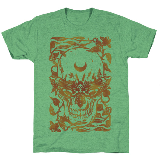 Skull Moth Unisex Triblend Tee
