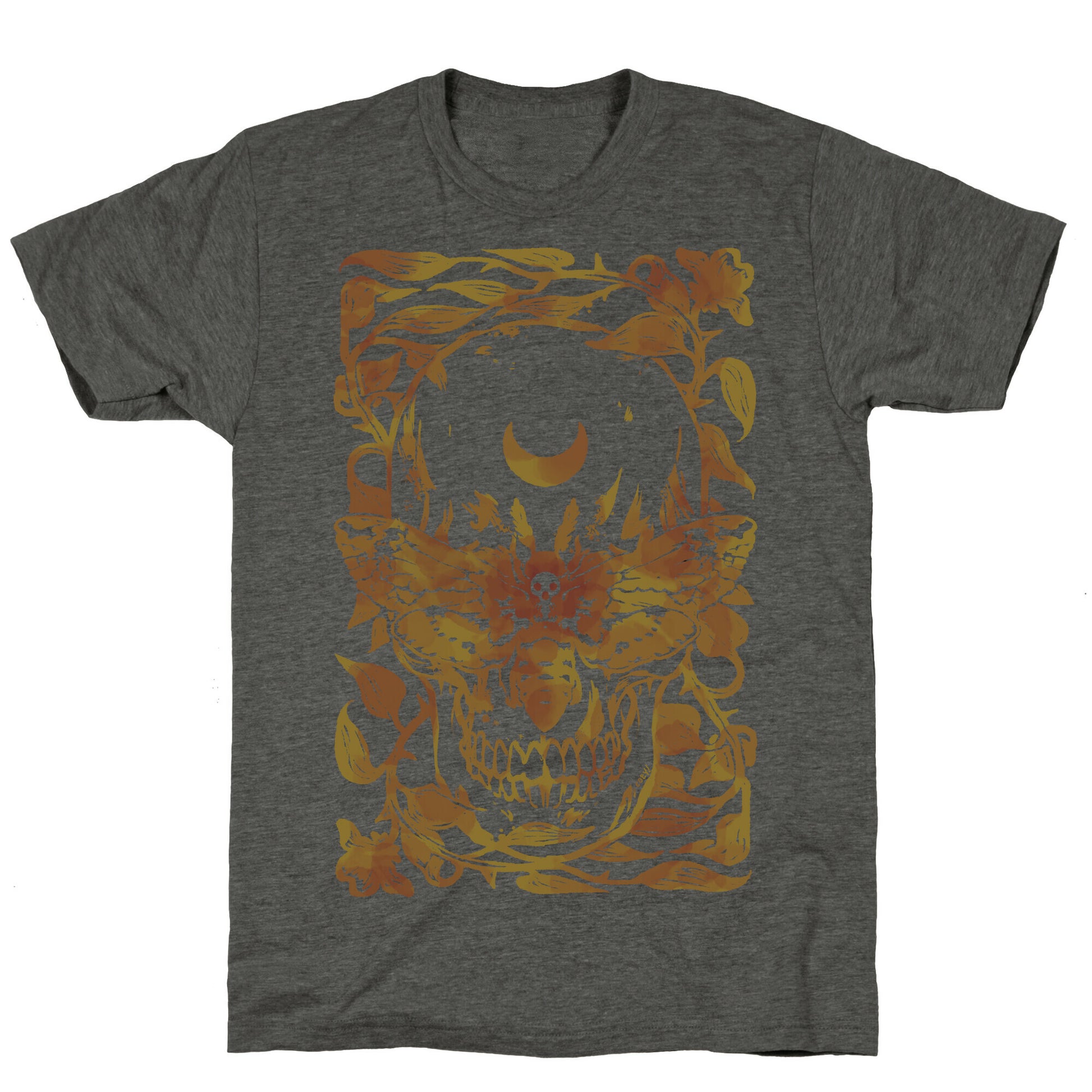 Skull Moth Unisex Triblend Tee