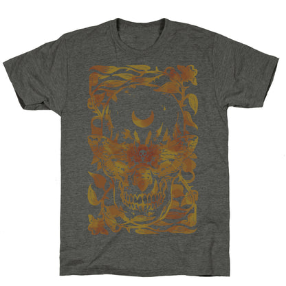 Skull Moth Unisex Triblend Tee