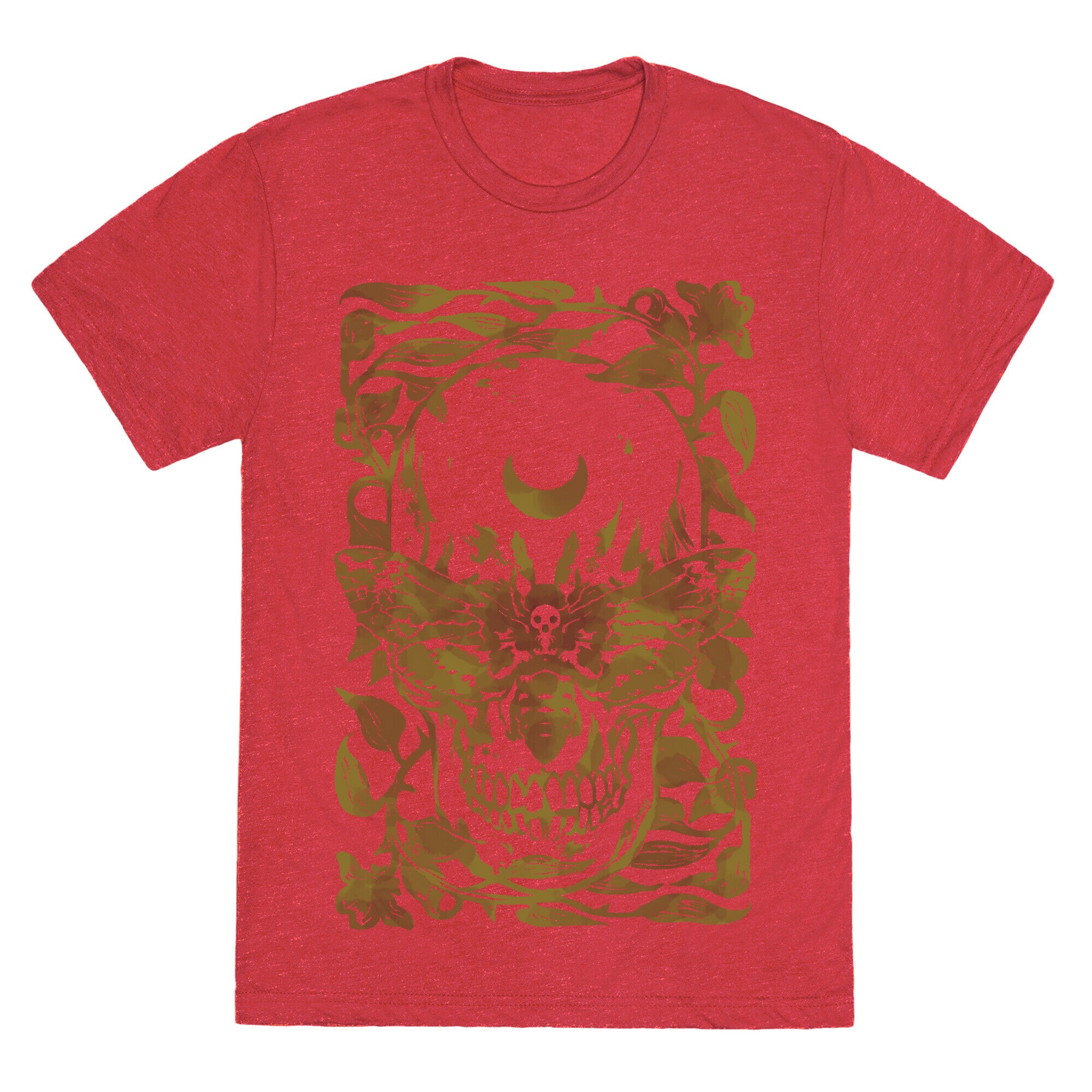 Skull Moth Unisex Triblend Tee