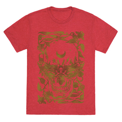 Skull Moth Unisex Triblend Tee