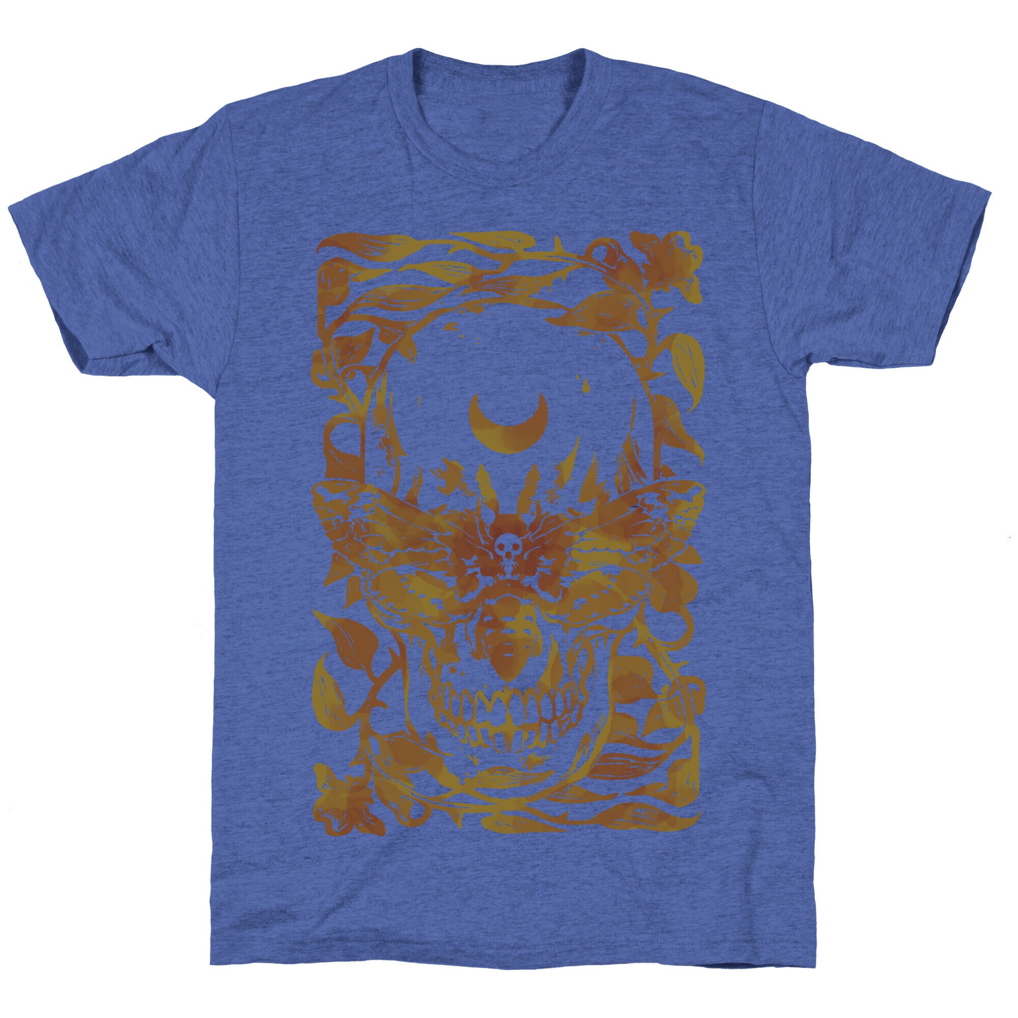 Skull Moth Unisex Triblend Tee
