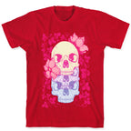 Skull of Vines and Flowers T-Shirt