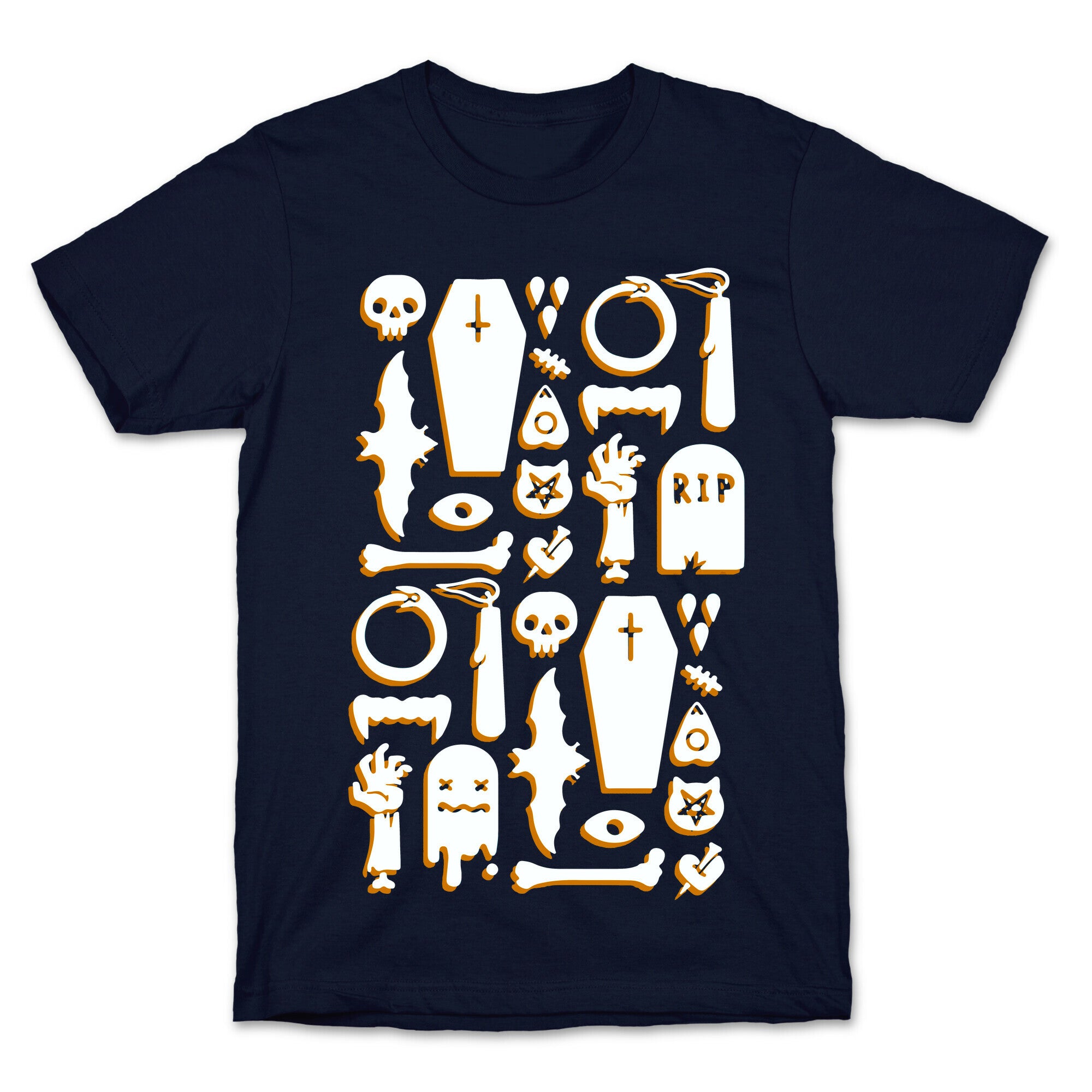 Simple Halloween Pattern T-Shirt