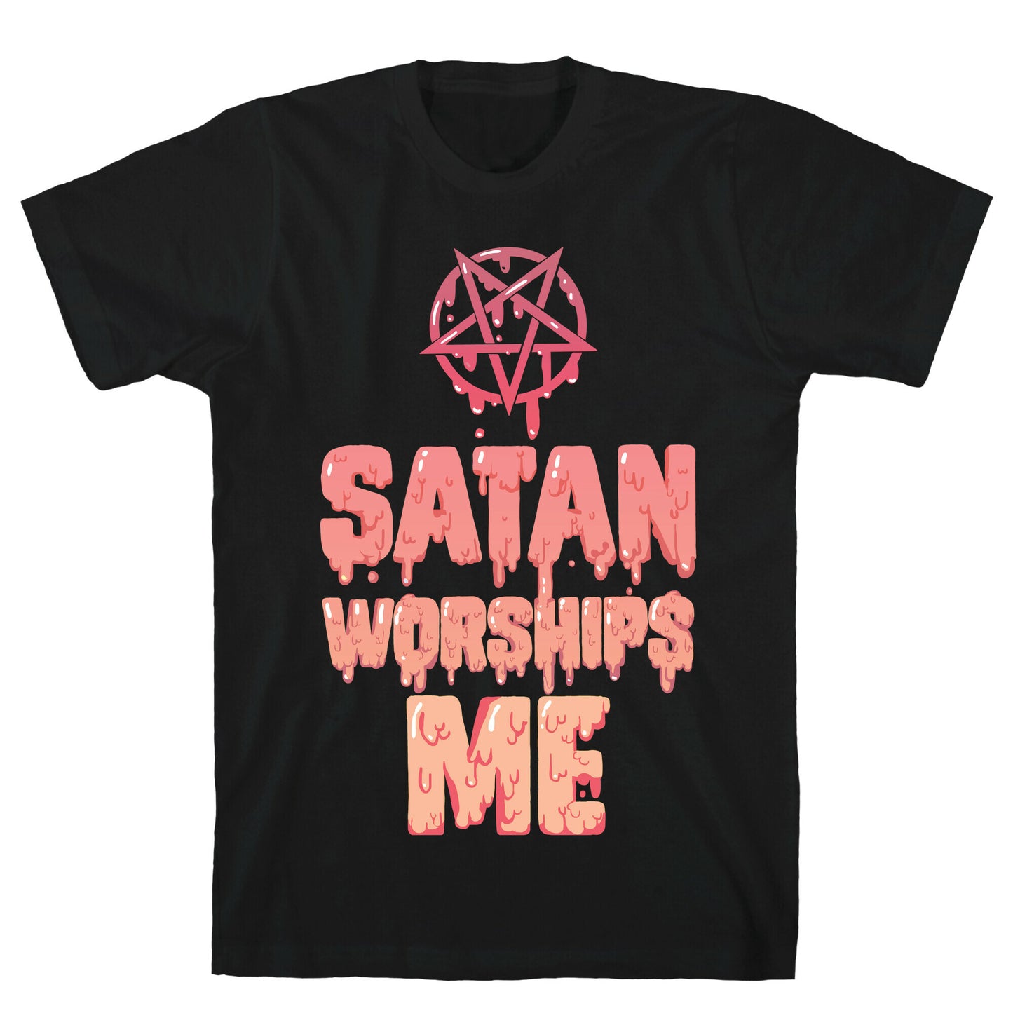 Satan Worships Me T-Shirt