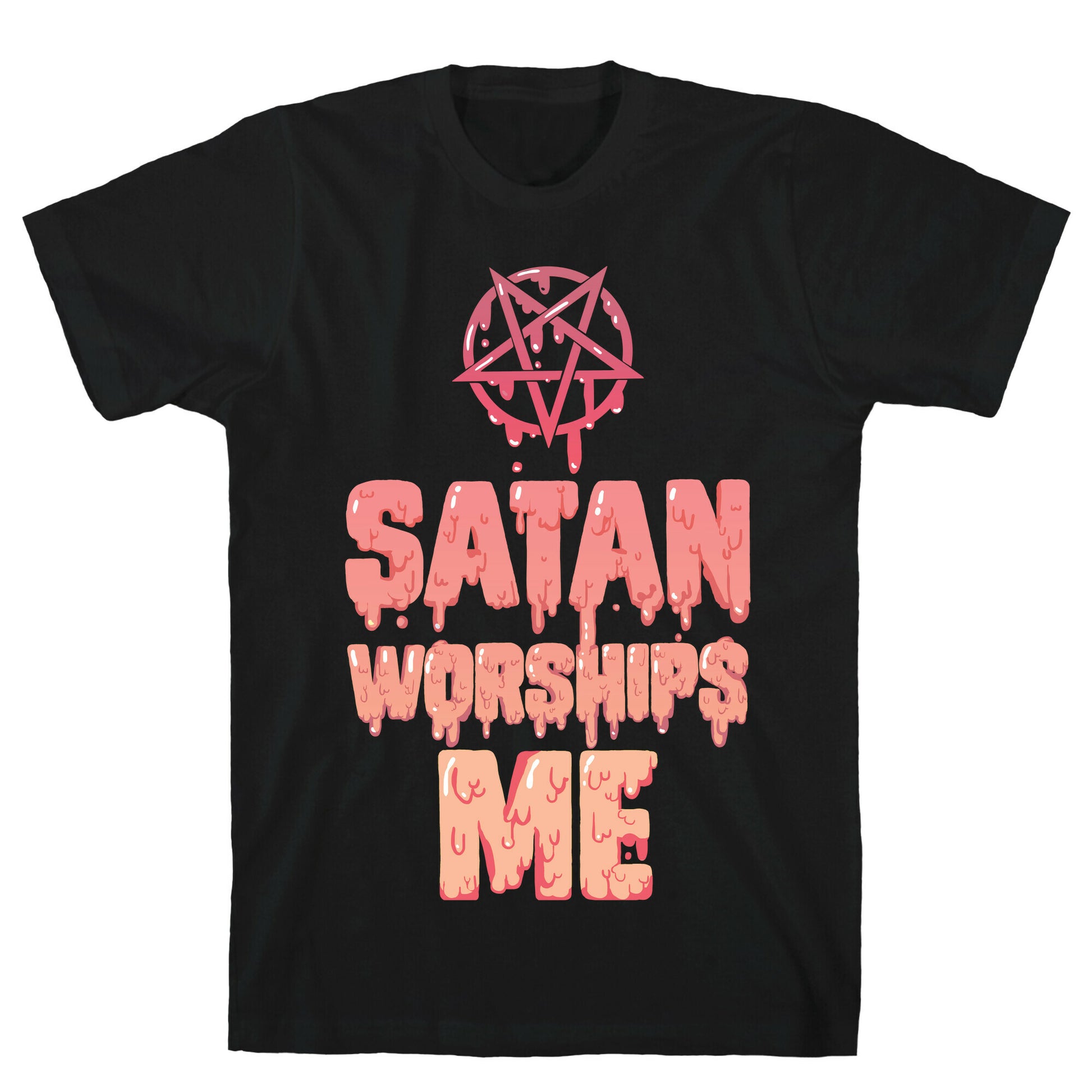 Satan Worships Me T-Shirt