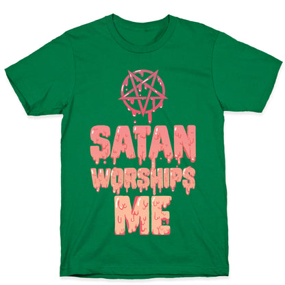 Satan Worships Me T-Shirt