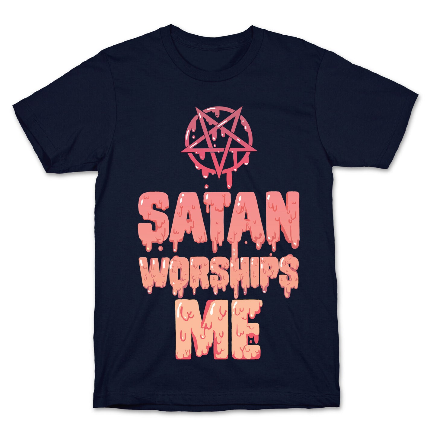 Satan Worships Me T-Shirt