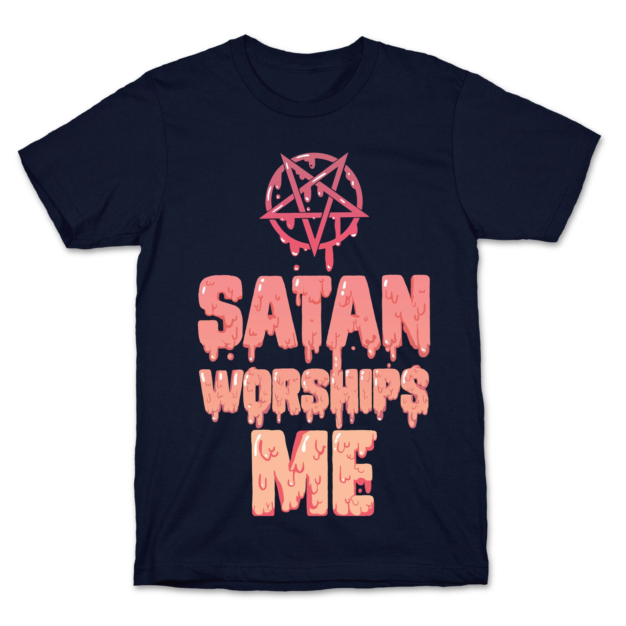 Satan Worships Me T-Shirt