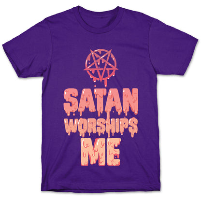 Satan Worships Me T-Shirt