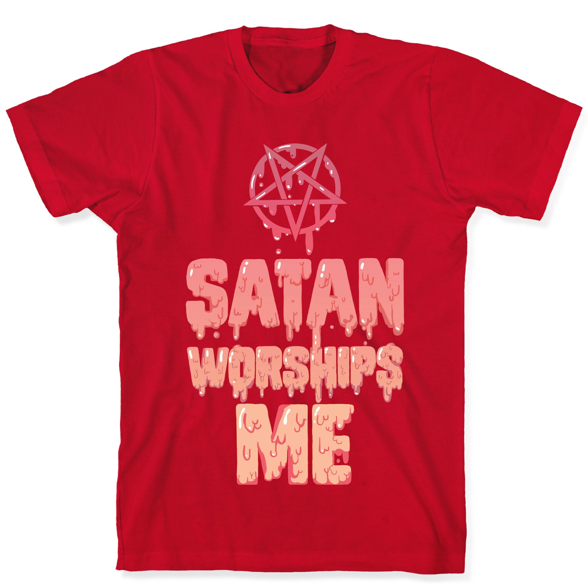 Satan Worships Me T-Shirt