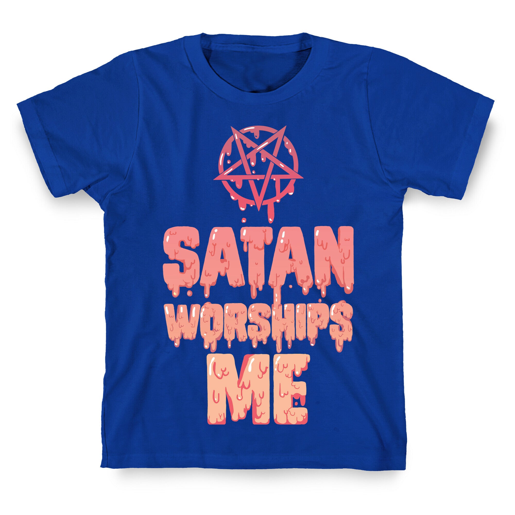 Satan Worships Me T-Shirt