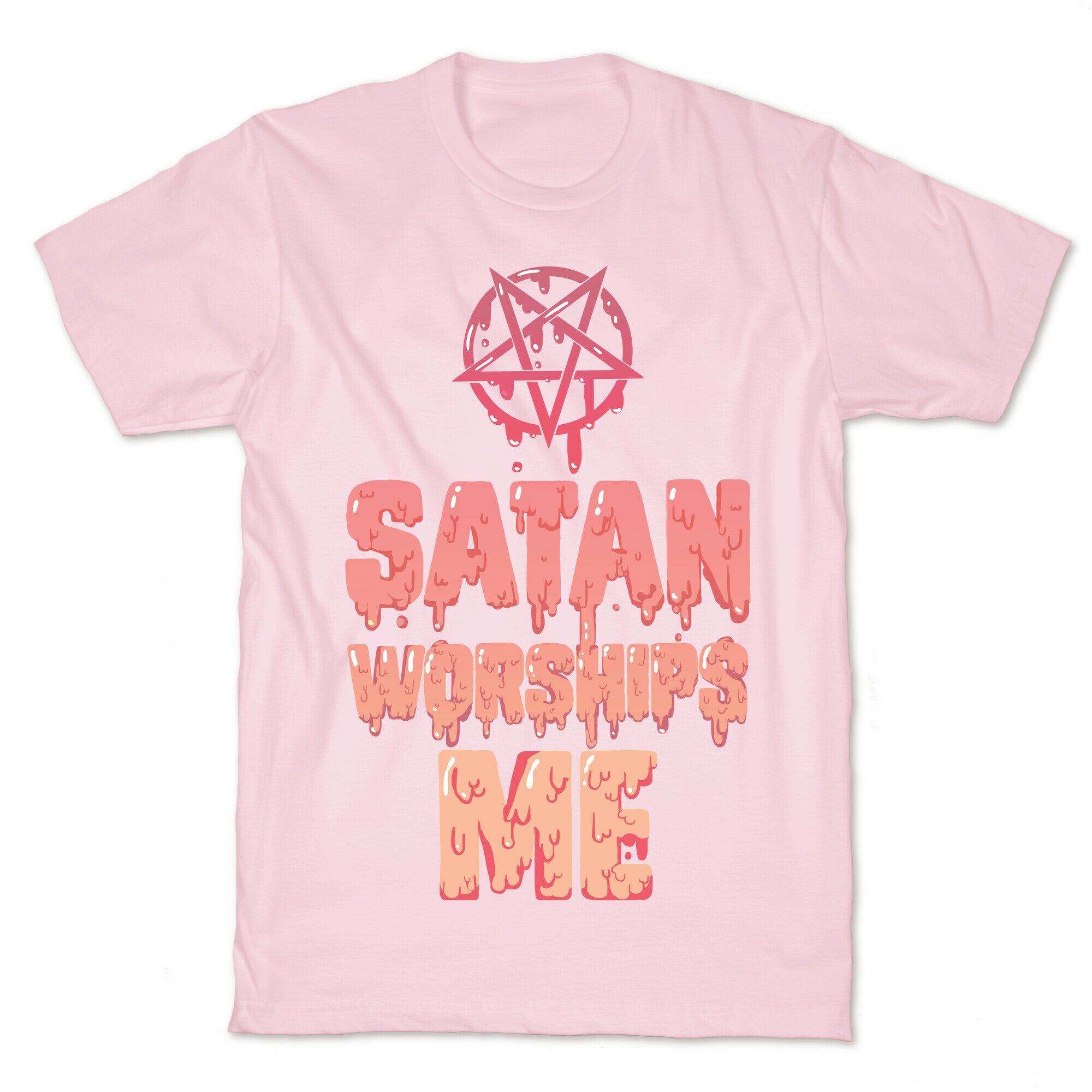 Satan Worships Me T-Shirt