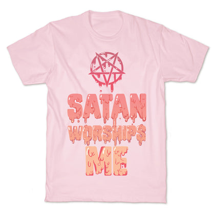 Satan Worships Me T-Shirt