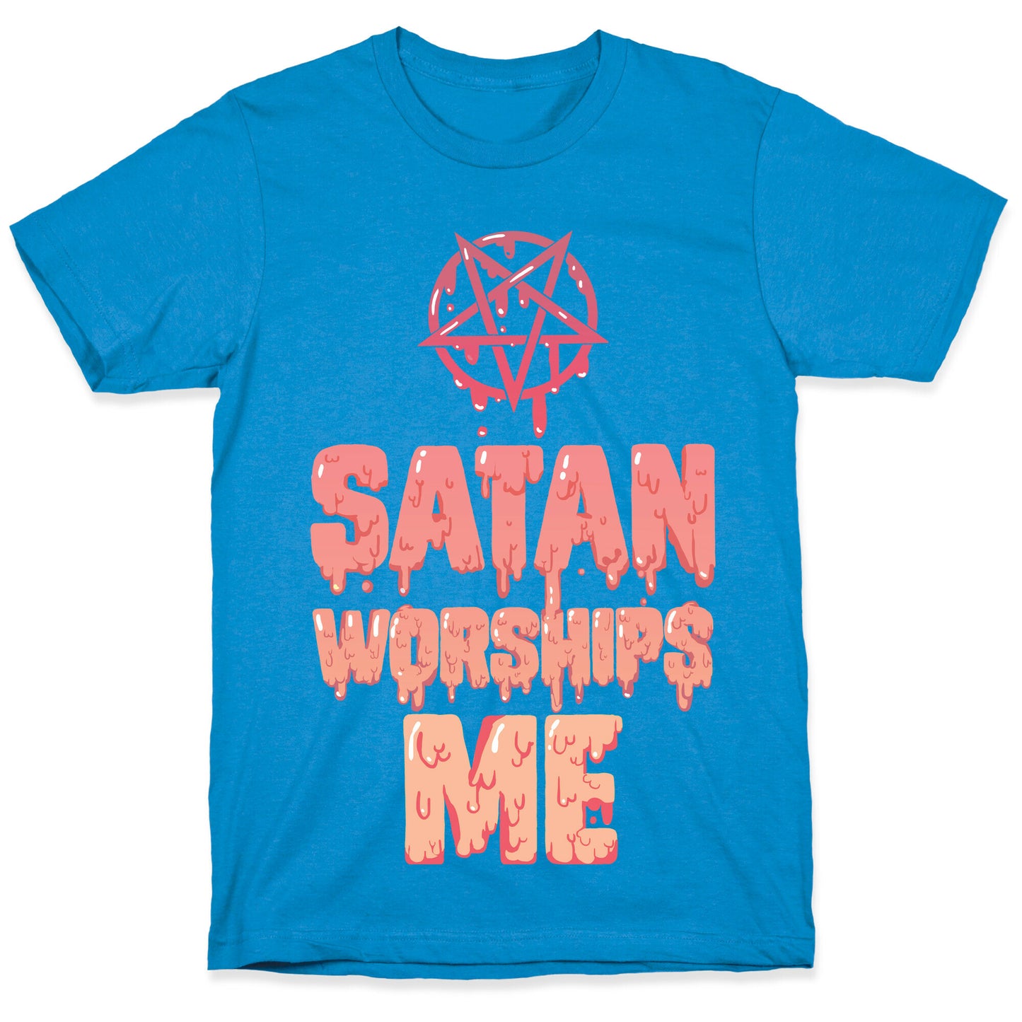 Satan Worships Me T-Shirt
