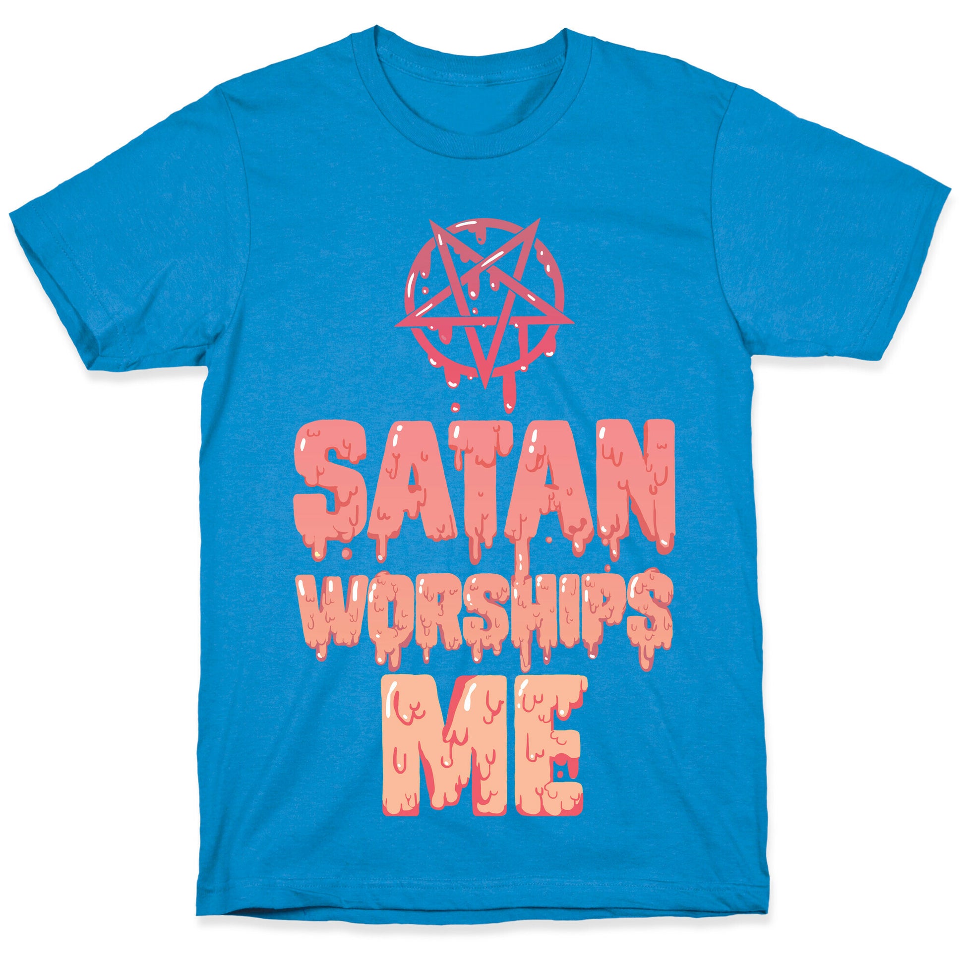 Satan Worships Me T-Shirt