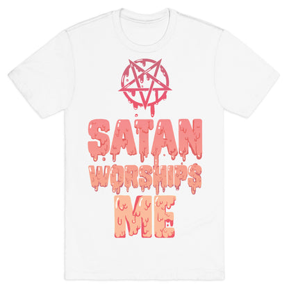 Satan Worships Me T-Shirt