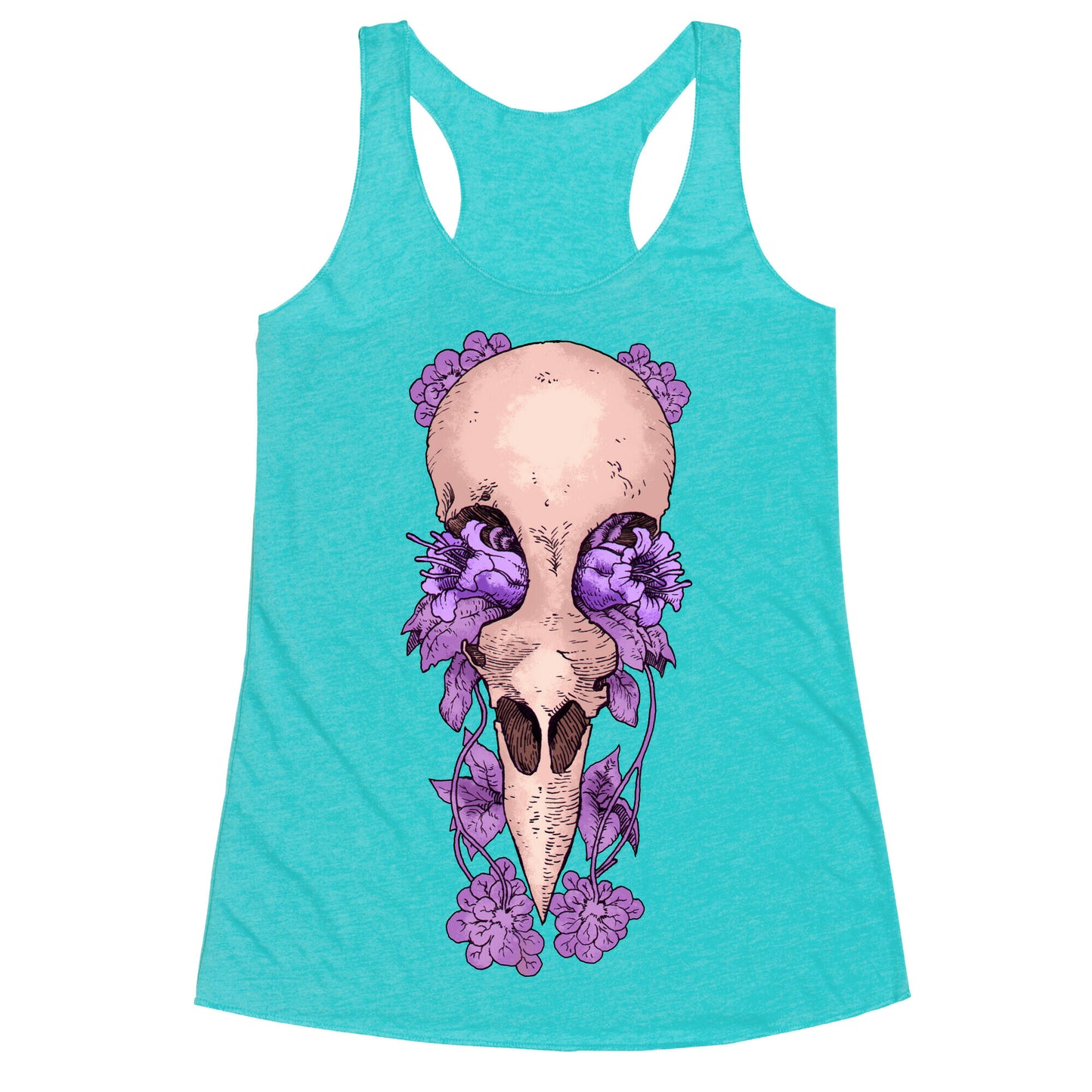Bird Skull Racerback Tank