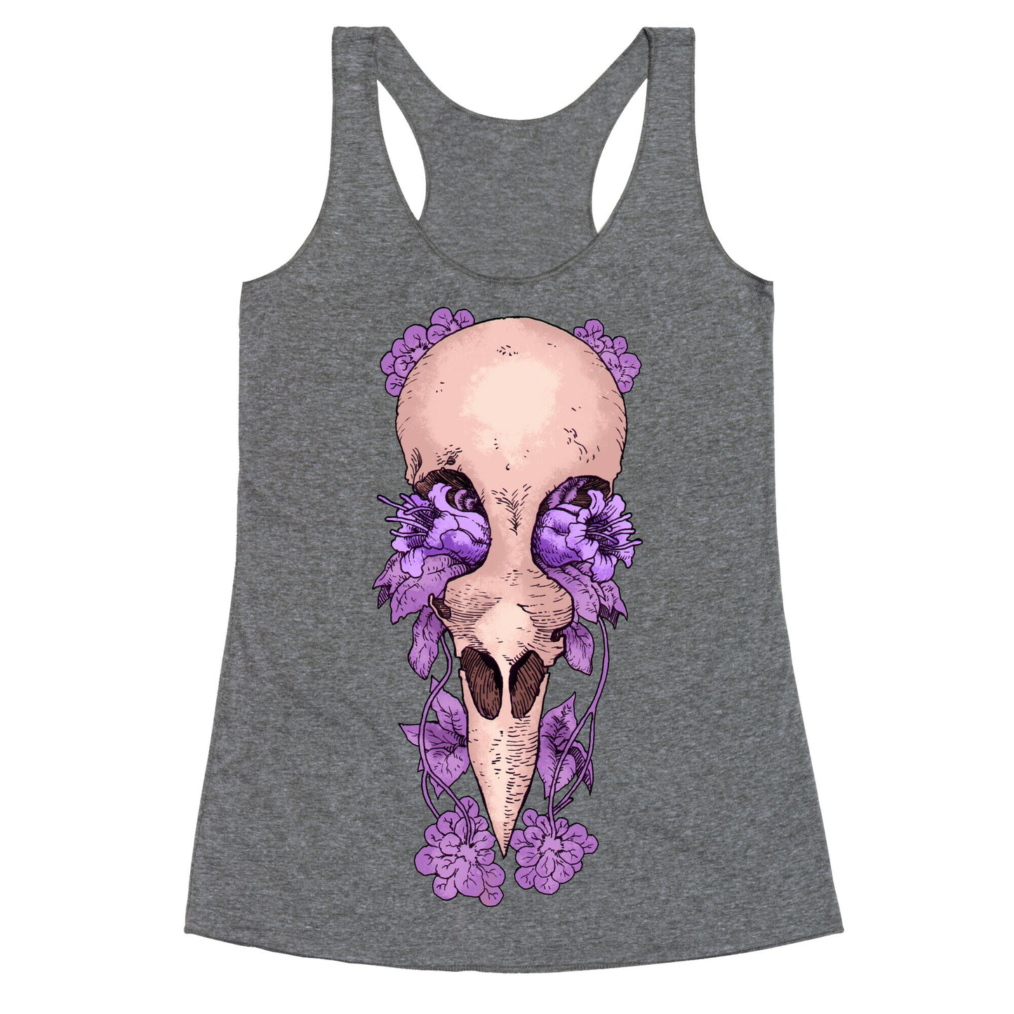 Bird Skull Racerback Tank