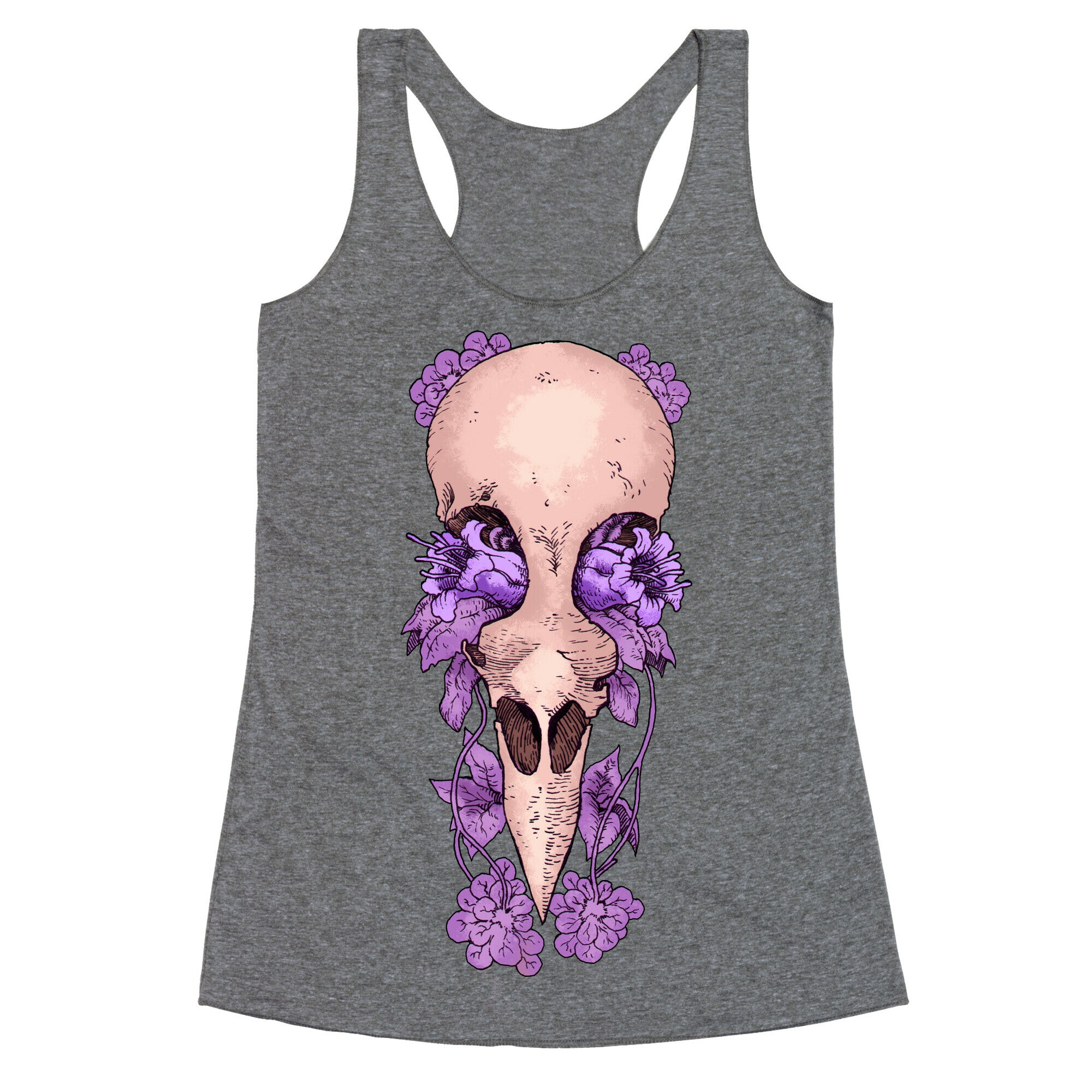 Bird Skull Racerback Tank