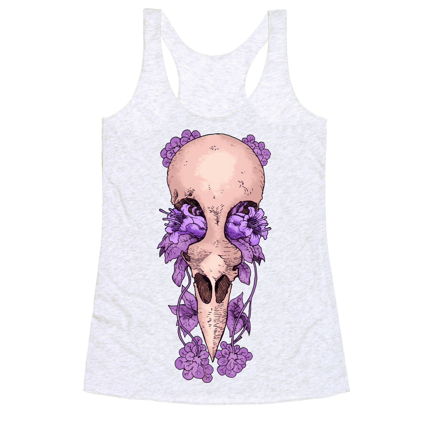 Bird Skull Racerback Tank