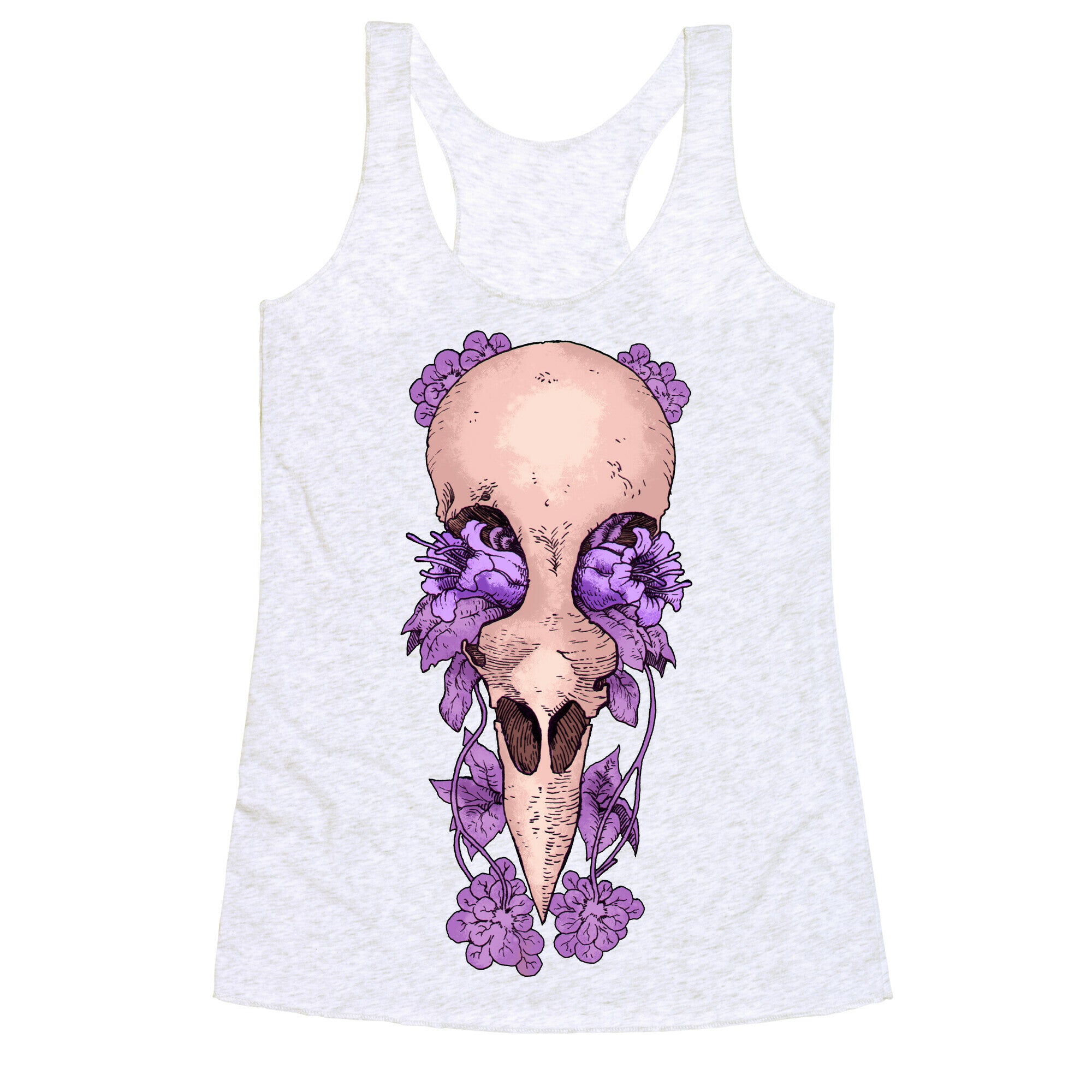 Bird Skull Racerback Tank